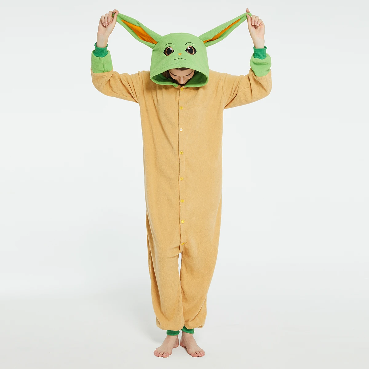 Baby Yoda Products - Erwachsene Yoda Baby Grogu Onesies Halloween
