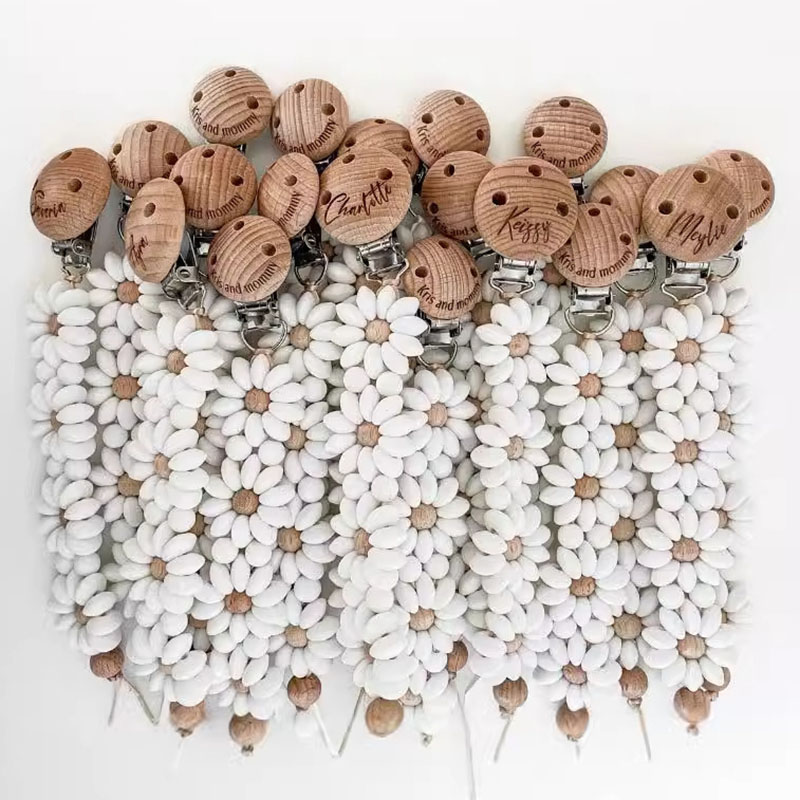 Baby Products Gift - Benutzerdefinierte Name Holz personalisierte Baby Schnuller