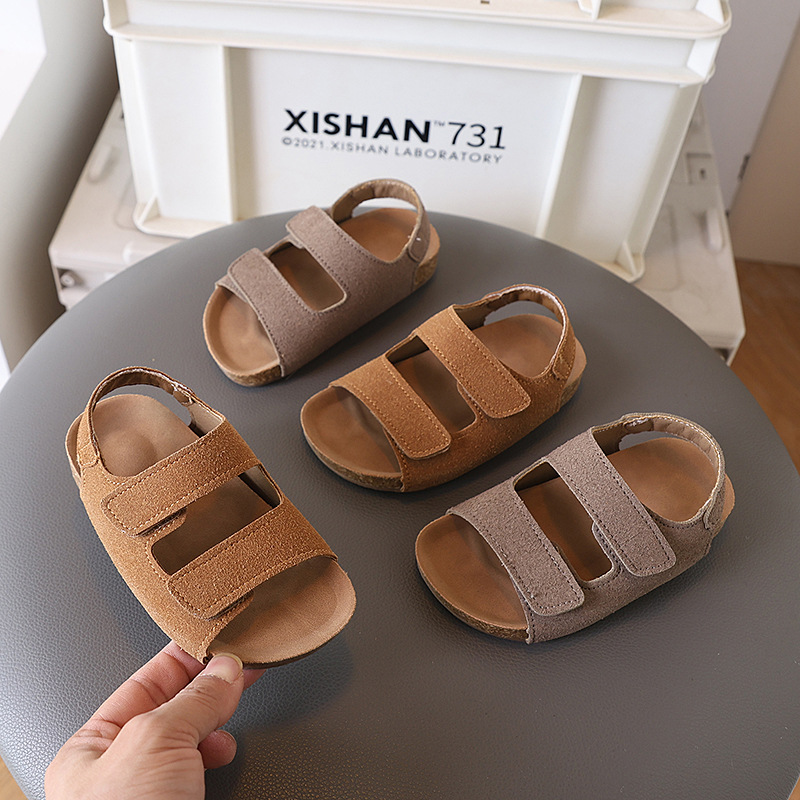 Baby Products Brand - 2026 Marken-Kinder-Wildledersandalen mit Fußgewölbestütze Sommer Jungen