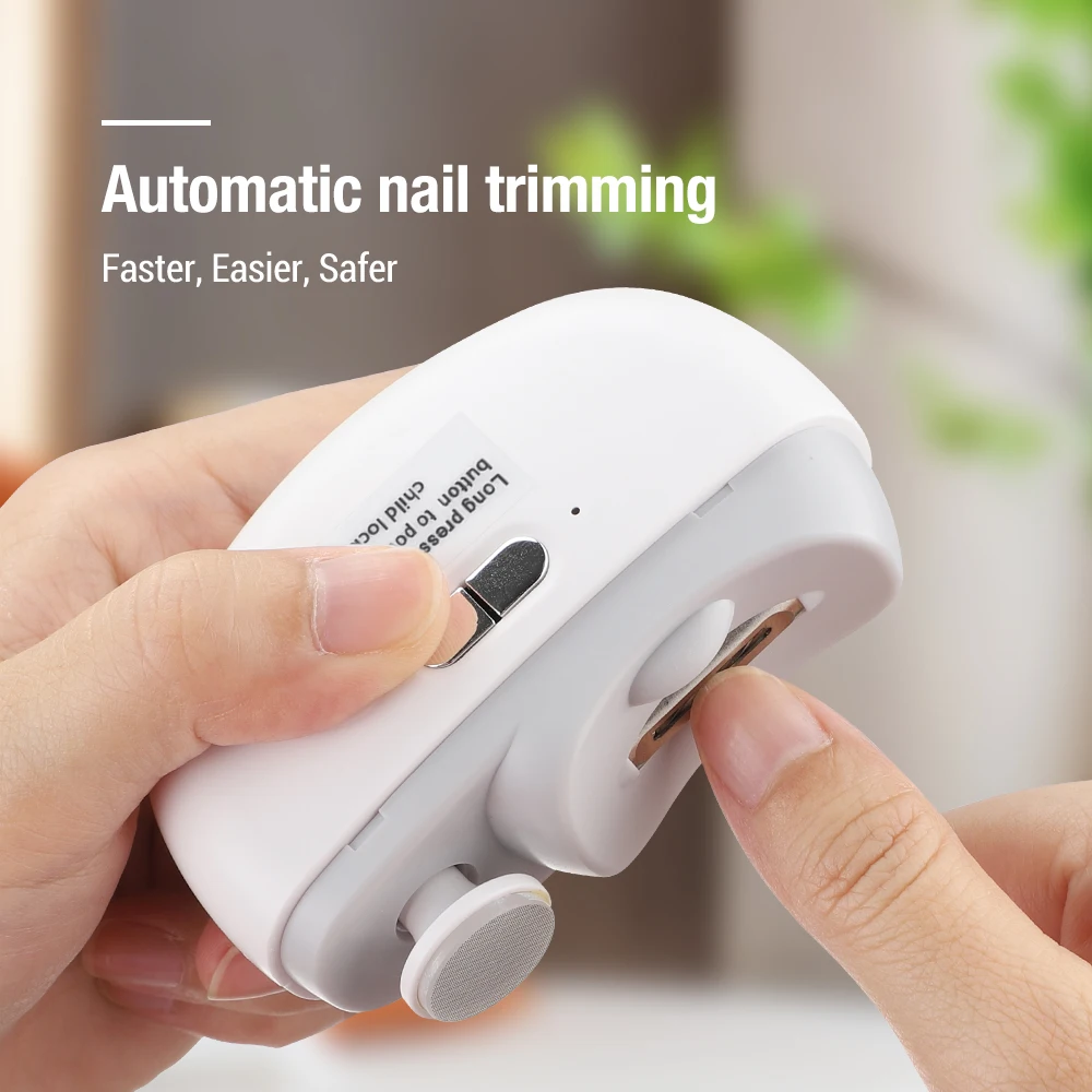 Baby Nail Trimmer Electric - Elektrischer Nagelknipser zum Schleifen und Polieren